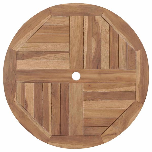 vidaXL Matgrupp f&ouml;r tr&auml;dg&aring;rden 5 delar massivt teaktr&auml;