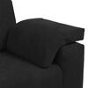 vidaXL Loveseat soffa svart 140 cm sammet