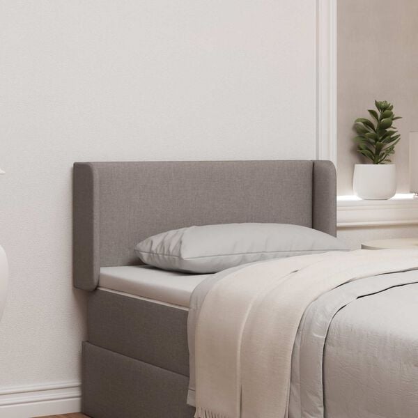 vidaXL S&auml;nggavel &Ouml;ra Taupe 40,5 x 40,5 x 4 cm tyg