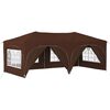 vidaXL Pop-up Partyt&auml;lt 575 x 288 x 245 cm Brun Oxford Tyg