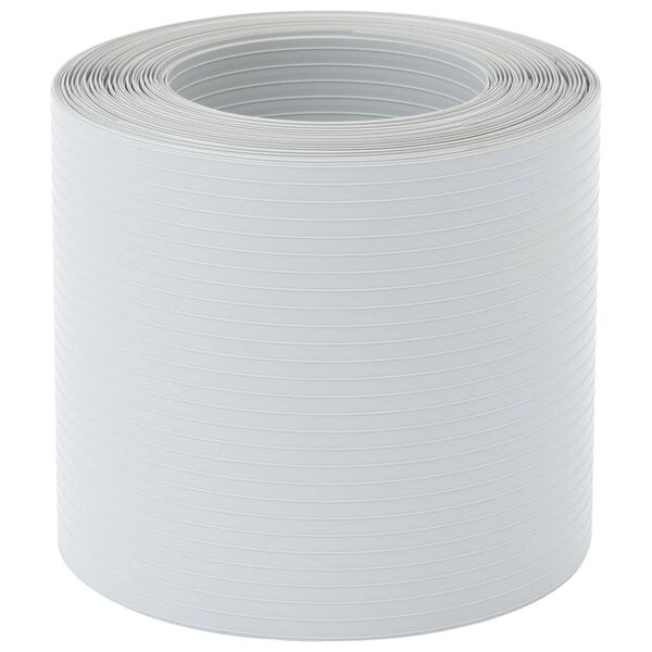 vidaXL Insynsskydd för trädgården 10 st ljusgrå 252,5x19 cm PVC