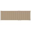 vidaXL Sols&auml;ng med beige dyna impregnerad furu