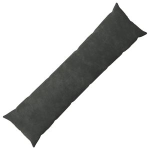 vidaXL Kudd&ouml;verdrag HEERLEN Antracit 40 x 145 cm Mikrofiber Fleece