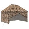 vidaXL Pop-up Gazebo med 4 Sidov&auml;ggar 3 x 4 m Skogs camo