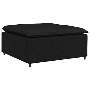 vidaXL Modul&auml;r soffa fotpall svart 100x100x48 cm