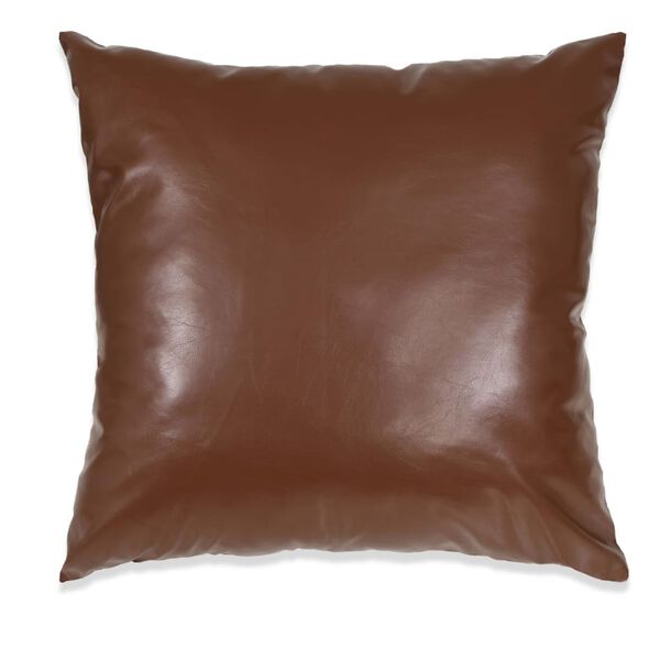 vidaXL Kudde 2 st PU 60x60 cm brun