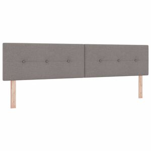 vidaXL Huvudgavel med huvudgavel Taupe 200 cm Konstl&auml;der