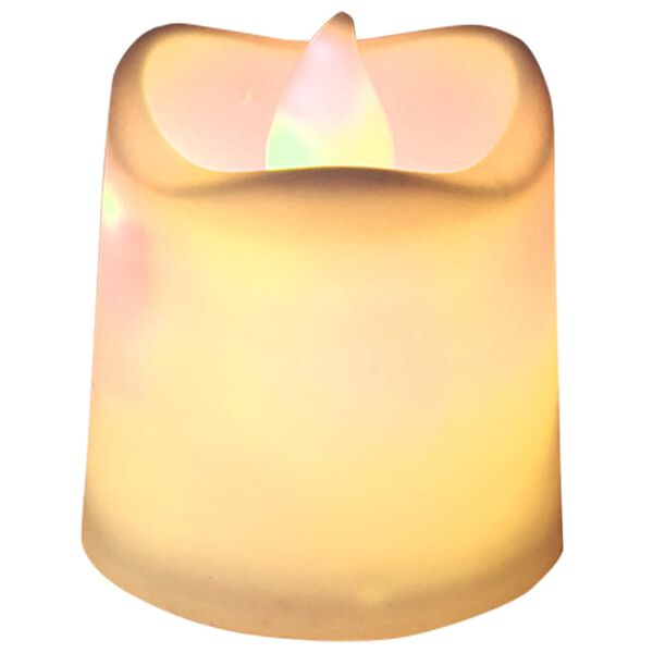 vidaXL Elektriska v&auml;rmeljus LED 12 st varmvit