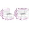 vidaXL Utomhussoffset 6 pcs Naturf&auml;rg Massivt Akaciatr&auml;