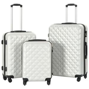 vidaXL H&aring;rd resv&auml;ska blank silver ABS
