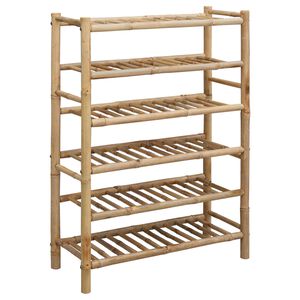 vidaXL Skost&auml;ll 68 x 28 x 96 cm Bambu Naturlig