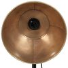 vidaXL Golvlampa 25 W antik mässing 61x61x90/150 cm E27
