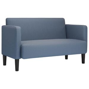 vidaXL Loveseat soffa bl&aring; 109 cm manchestertyg