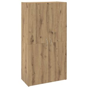 vidaXL Kontorssk&aring;p Gammalt tr&auml; 60 x 32 x 115 cm Konstruerat tr&auml;