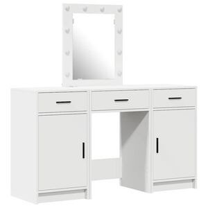 vidaXL Smyckebord Vit 50 x 41 x 135 cm Konstruerat tr&auml;