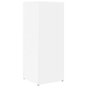 vidaXL F&ouml;rvaringskrok & St&auml;ll Vit 25 x 24,5 x 64 cm Konstruerat tr&auml;