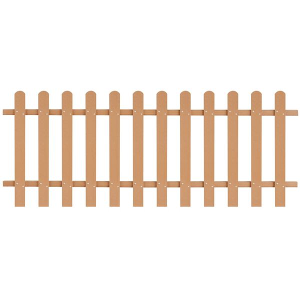 vidaXL Staket WPC 200x80 cm