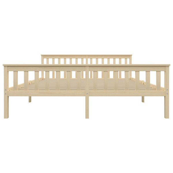 vidaXL Sängram med 4 lådor massiv furu 180x200 cm