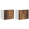 vidaXL Diskmaskin panel Kalmar 2 pcs Gammalt tr&auml; 50 x 31 x 40 cm