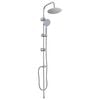 vidaXL Duschsystem Silver 47 x 20 x 95 cm Rostfritt st&aring;l