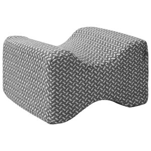 vidaXL Kn&auml;kudde Enf&auml;rgad Gr&aring; 26 x 21,5 x 15 cm Minneskum