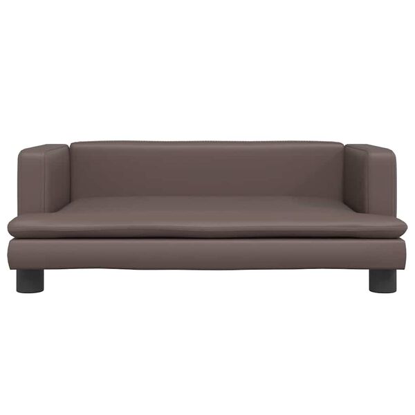 vidaXL Hundb&auml;dd brun 80x45x30 cm konstl&auml;der