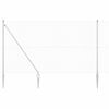 vidaXL St&auml;ngselstolpe Silver 50 x 1,6 m (16 x 16 mm maska) St&aring;l