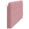 vidaXL Headboard Cushion Pink 180 cm Velvet