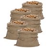 vidaXL Jutes&auml;ckar 5 st 100x110 cm 100% jute 340 gsm