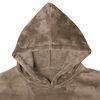 vidaXL Filt-hoodie Kamel l Flanell