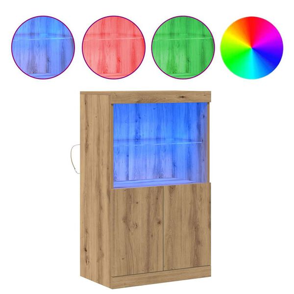 vidaXL Sideboard Brun 60 x 37 x 100 cm Konstruerat trä