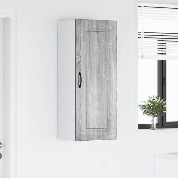 vidaXL K&ouml;kssk&aring;p Kalmar Gr&aring; Sonoma 40 x 31 x 100 cm Konstruerat tr&auml;