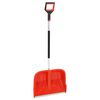 vidaXL Sn&ouml;skyffel r&ouml;d 136 cm aluminium