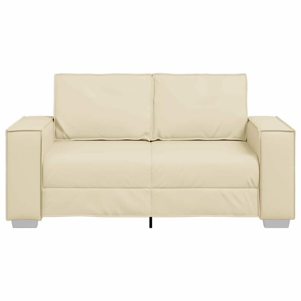 vidaXL Soffa Kr&auml;m 160 x 78 x 84 cm tyg