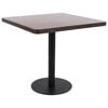 vidaXL Bistrobord m&ouml;rkbrun 80X80 cm MDF