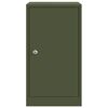 vidaXL brevlåda Olivgrön 30 x 23 x 55 cm Stål
