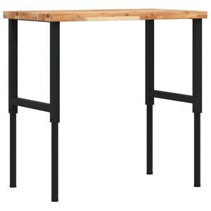 vidaXL Arbetsb&auml;nk 100x60x(73-99,5) cm massiv akacia rektangul&auml;r