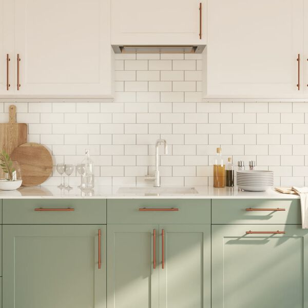 vidaXL Sk&aring;phandtag 20 st brons 160 mm rostfritt st&aring;l