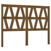 vidaXL S&auml;nggavel honungsbrun 126x4x100 cm massiv furu