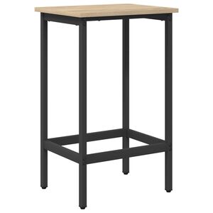 vidaXL Barpall Sonoma-ek 40 x 32 x 64 cm Konstruerat tr&auml;