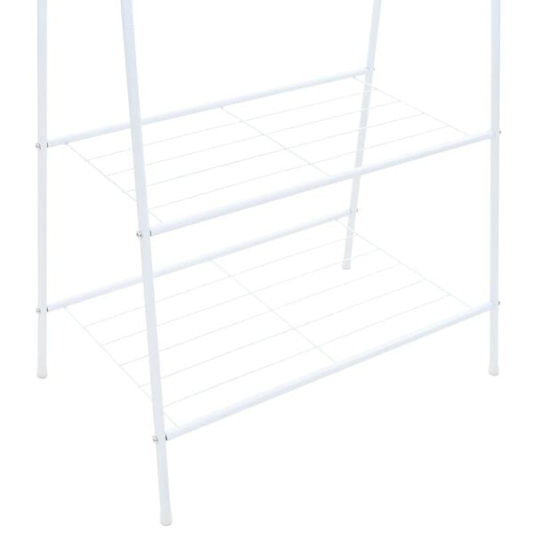 vidaXL Klädställning 59x35x150 cm vit