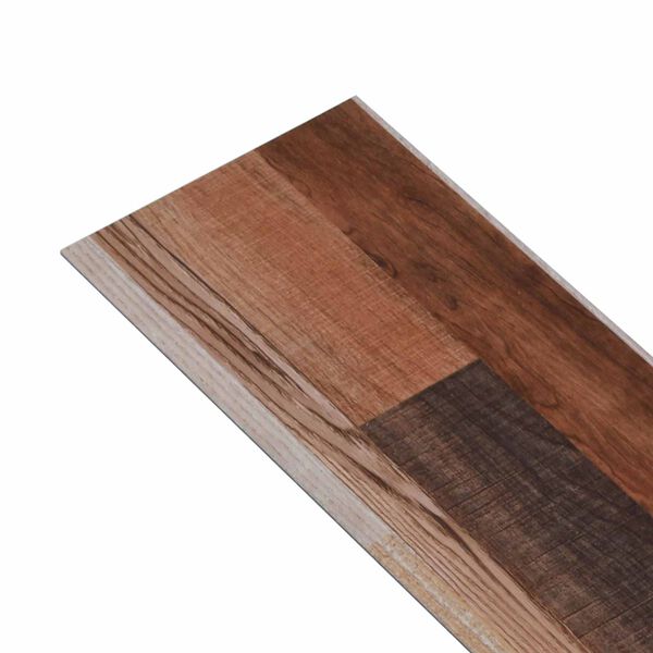 vidaXL Golvplankor 36 pcs Flerf&auml;rgsdesign 5,02 m&sup2; PVC