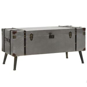 vidaXL Soffbord MDF och aluminium 102x51x47,5 cm