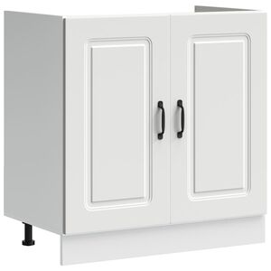 vidaXL B&auml;nksk&aring;p Kalmar vit 80x46x81,5 cm konstruerat tr&auml;
