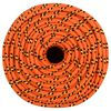 vidaXL B&aring;tlina orange 6 mm 25 m polypropylen