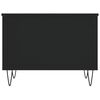 vidaXL Soffbord svart 60x44,5x45 cm konstruerat trä