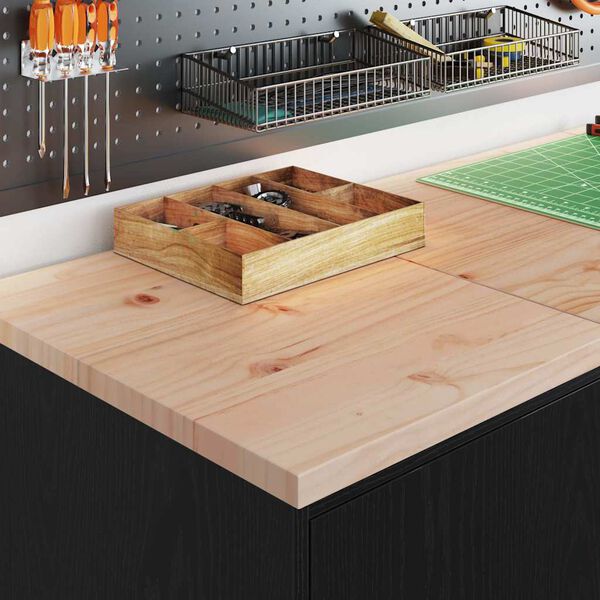 vidaXL Garagesk&aring;p svart 40x51x85 cm massiv tr&auml; furu