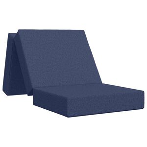 vidaXL F&auml;llbar Soffbed 90 x 63 x 45 cm Bl&aring;