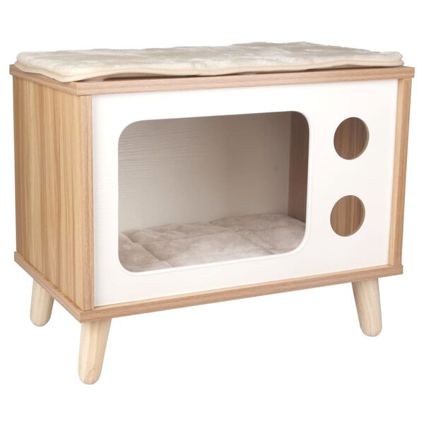 FLAMINGO Kattm&ouml;bel Fino TV 50x29x41 cm brun