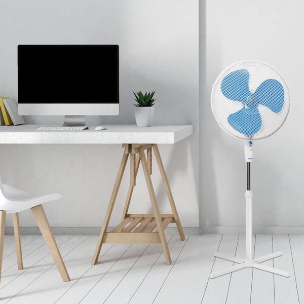 Bestron Golvfl&auml;kt 45 cm 45 W vit ASV45W